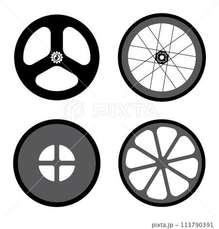 fixie wheels icon 113790391
