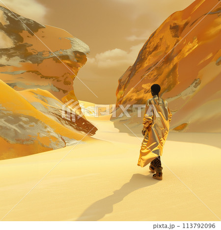 Women fashion bedouin style cinematic Women fashion bedouin style cinematic 113792096