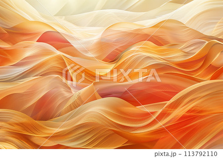 Ripples in the sand of a dune in a desert 113792110