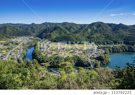 岐阜のグランドキャニオンの眺望 岐阜のグランドキャニオンの眺望 113792225