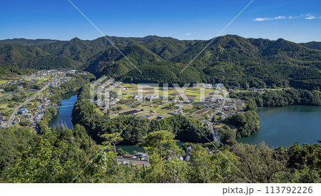 岐阜のグランドキャニオンの眺望 岐阜のグランドキャニオンの眺望 113792226