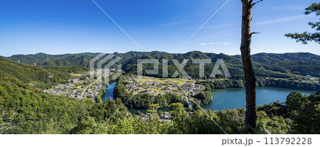 岐阜のグランドキャニオンの眺望 113792228