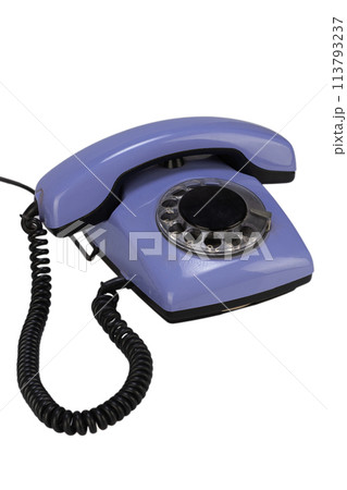 vintage retro violet rotary phone vintage retro violet rotary phone 113793237
