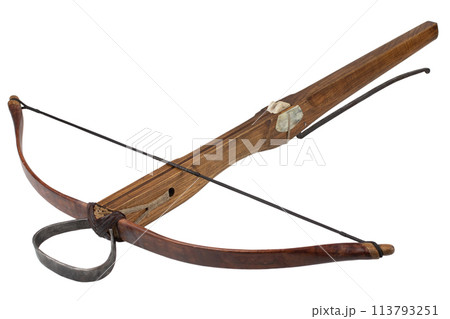 crossbow isolated on white 113793251