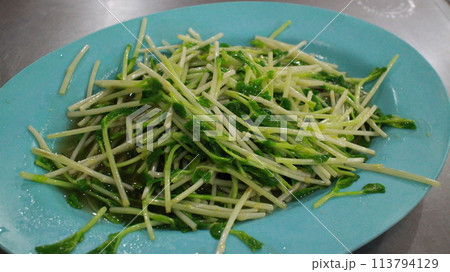 タイ料理 野菜炒め タイ料理 野菜炒め 113794129