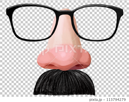 Disguise glasses (black beard) with transparent lenses Disguise glasses (black beard) with transparent lenses 113794279