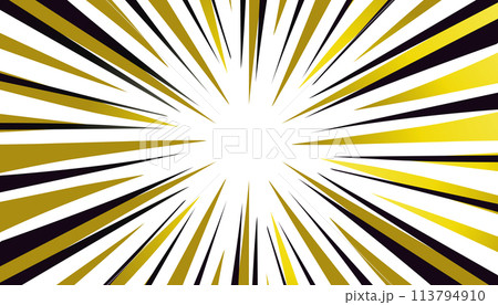 The comic background design in yellow and black is suitable for comic designs, invitations, greeting cards and others 113794910