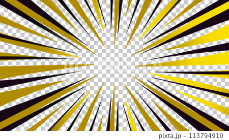 The comic background design in yellow and black is suitable for comic designs, invitations, greeting cards and others 113794910