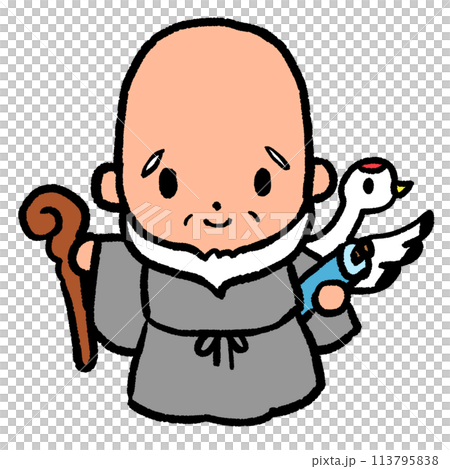 かわいい福禄寿 かわいい福禄寿 113795838