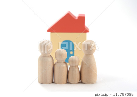 家族と家イメージ 113797089