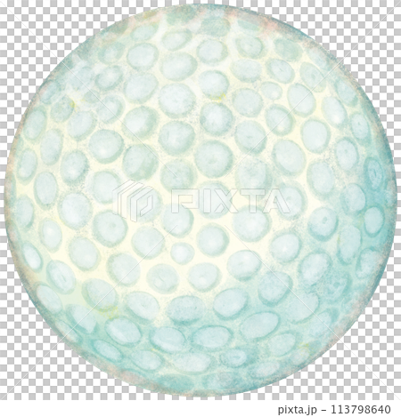 Golf ball illustration 113798640