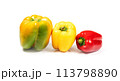 sweet pepper isolated on white background 113798890