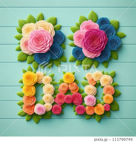 Happy fathers day decoration background,dad text with Generative AI. 113799749