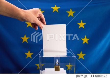 Voting in European Union Election Voting in European Union Election 113800877