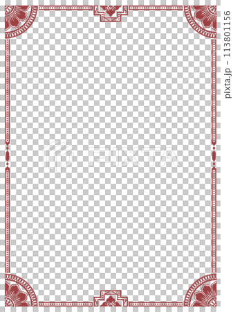亞洲風格框27(棕色) 亞洲風格框27(棕色) 113801156