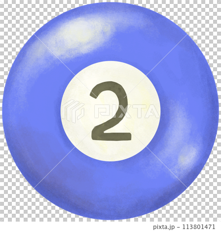 Billiard ball number 2 Billiard ball number 2 113801471