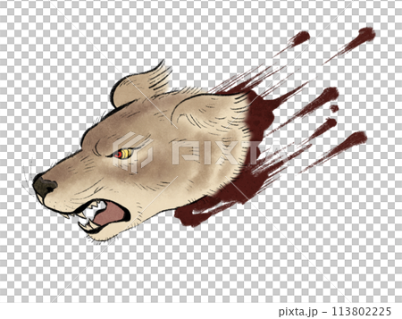 犬神のイラスト 犬神のイラスト 113802225