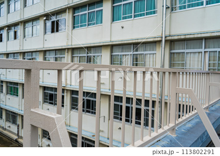 青春の思い出が詰まった学校の校舎 113802291