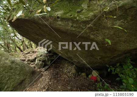 乳岩(熊野古道)　【和歌山県田辺市中辺路町】 113803190