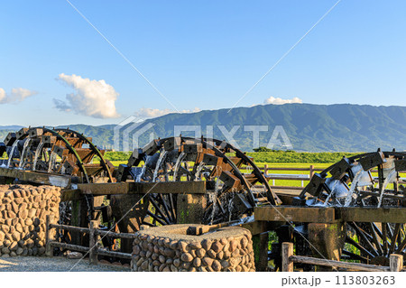 朝倉の三連水車(福岡県朝倉市) 朝倉の三連水車(福岡県朝倉市) 113803263