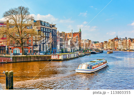 Fabulous, magnificent Amsterdam in early spring. Fabulous, magnificent Amsterdam in early spring. 113803355