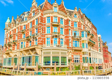 Fabulous, magnificent Amsterdam in early spring. 113803356