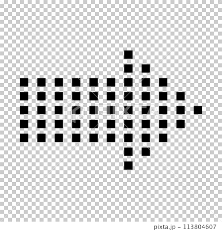 點箭頭圖示黑色 113804607