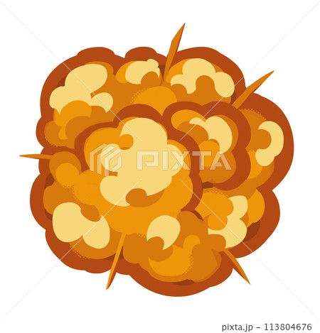 爆発のイラスト 113804676