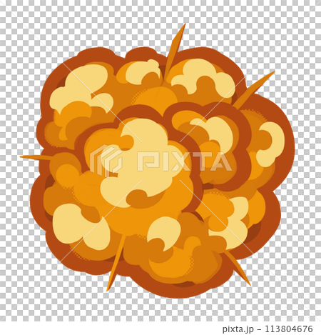 爆発のイラスト 113804676