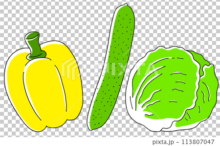 Loose and simple summer vegetable set 2 - solid color Loose and simple summer vegetable set 2 - solid color 113807047