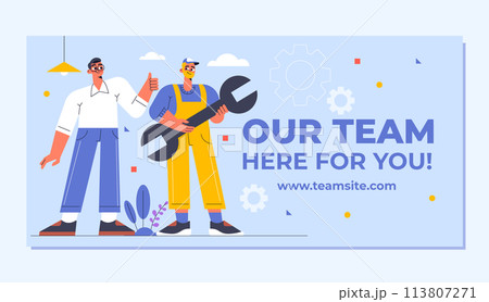 Teamwork banner 113807271