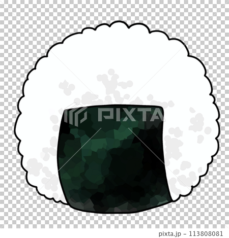 Loose and simple rice ball - round Loose and simple rice ball - round 113808081