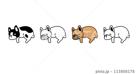 dog vector french bulldog icon sleeping cartoon character puppy pet toy doodle symbol illustration clip art isolated design dog vector french bulldog icon sleeping cartoon character puppy pet toy doodle symbol illustration clip art isolated design 113808178