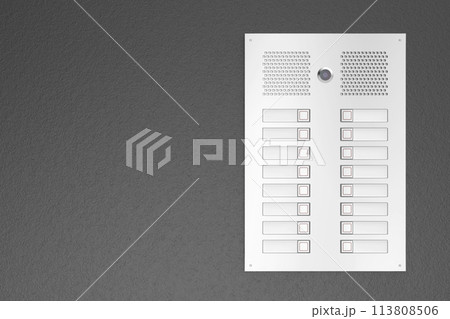 Apartments intercom panel 113808506