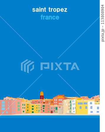 サントロペ　saint tropez　ビーチ　plage　フランス　france 113808984