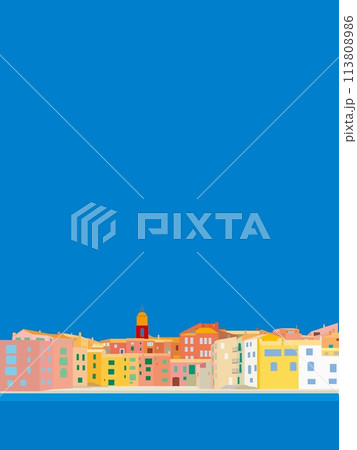 サントロペ　saint tropez　ビーチ　plage　フランス　france 113808986