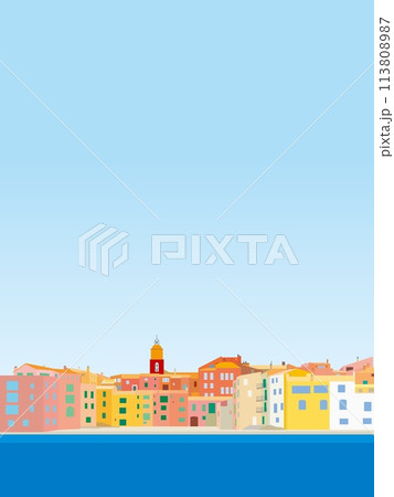 サントロペ　saint tropez　ビーチ　plage　フランス　france 113808987