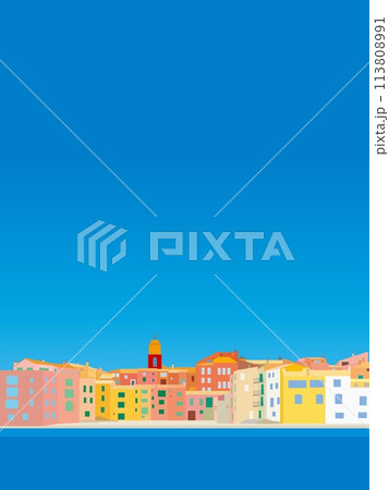 サントロペ　saint tropez　ビーチ　plage　フランス　france 113808991
