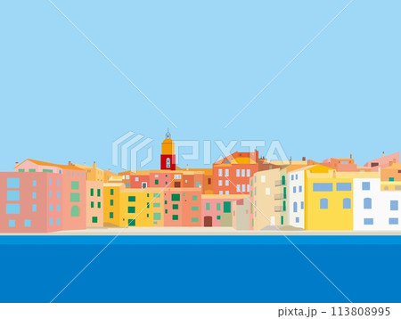 サントロペ　saint tropez　ビーチ　plage　フランス　france 113808995