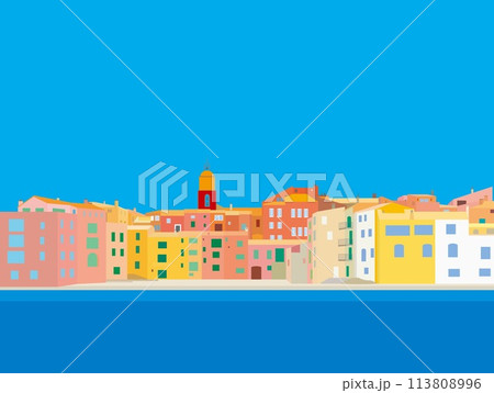 サントロペ　saint tropez　ビーチ　plage　フランス　france 113808996