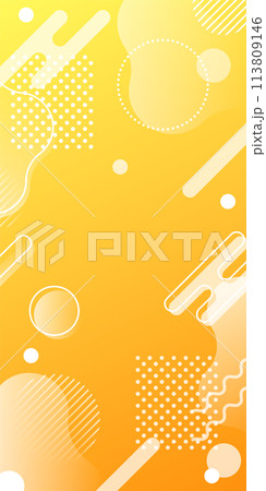 背景素材_メンフィス柄 113809146