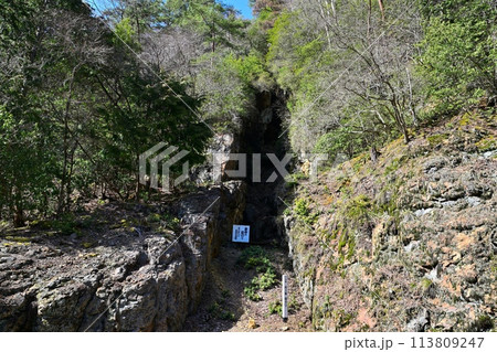兵庫県生野市「生野銀山」金香瀬旧坑露頭群と坑道 113809247
