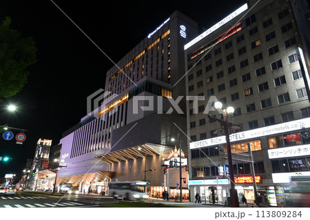 夜の天文館通りの風景 夜の天文館通りの風景 113809284