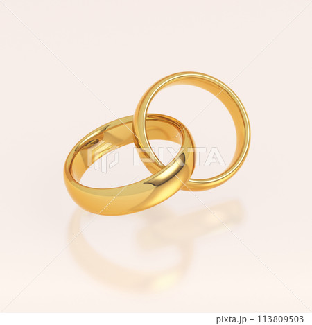 Two golden wedding rings Two golden wedding rings 113809503