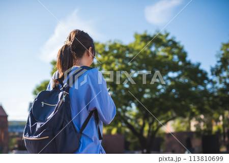 リュック女子の夏ポトレ 113810699