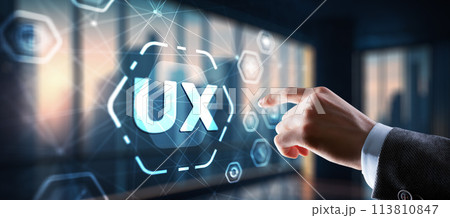 Mobile app user experience UX or app UX 113810847