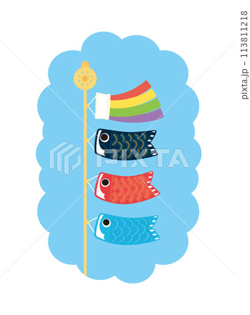 カット素材-端午の節句24ベク 113811218