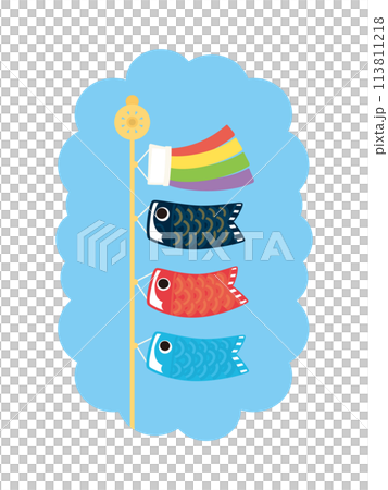 カット素材-端午の節句24ベク 113811218