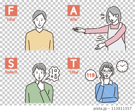 FASTチェックのイラスト FASTチェックのイラスト 113811357