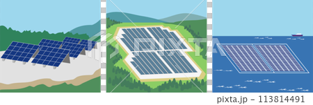 太陽能發電設施 113814491